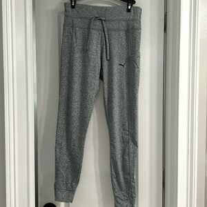 Puma gray Heather joggers size medium